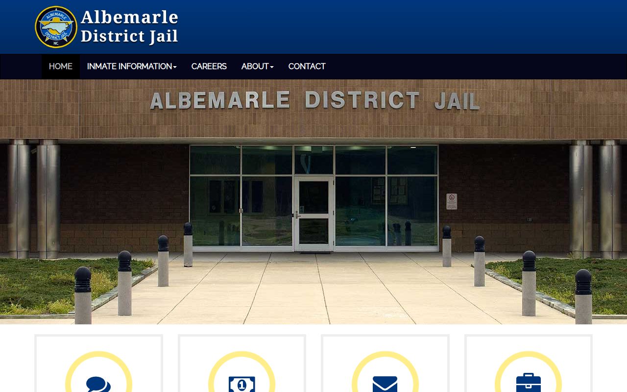 Official Albemarle District Jail website and inmate lookup information